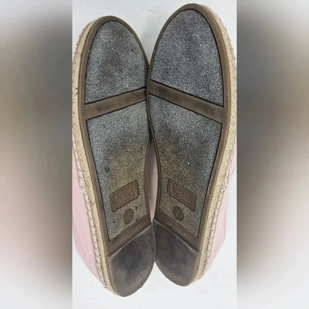 Sam Edelman Circus Leni Espadrille Slip On Flats, Rose All day Size 7.5
